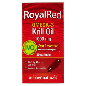 Royal Red Omega-3 Krill Oil 1000 mg 30 Softgels