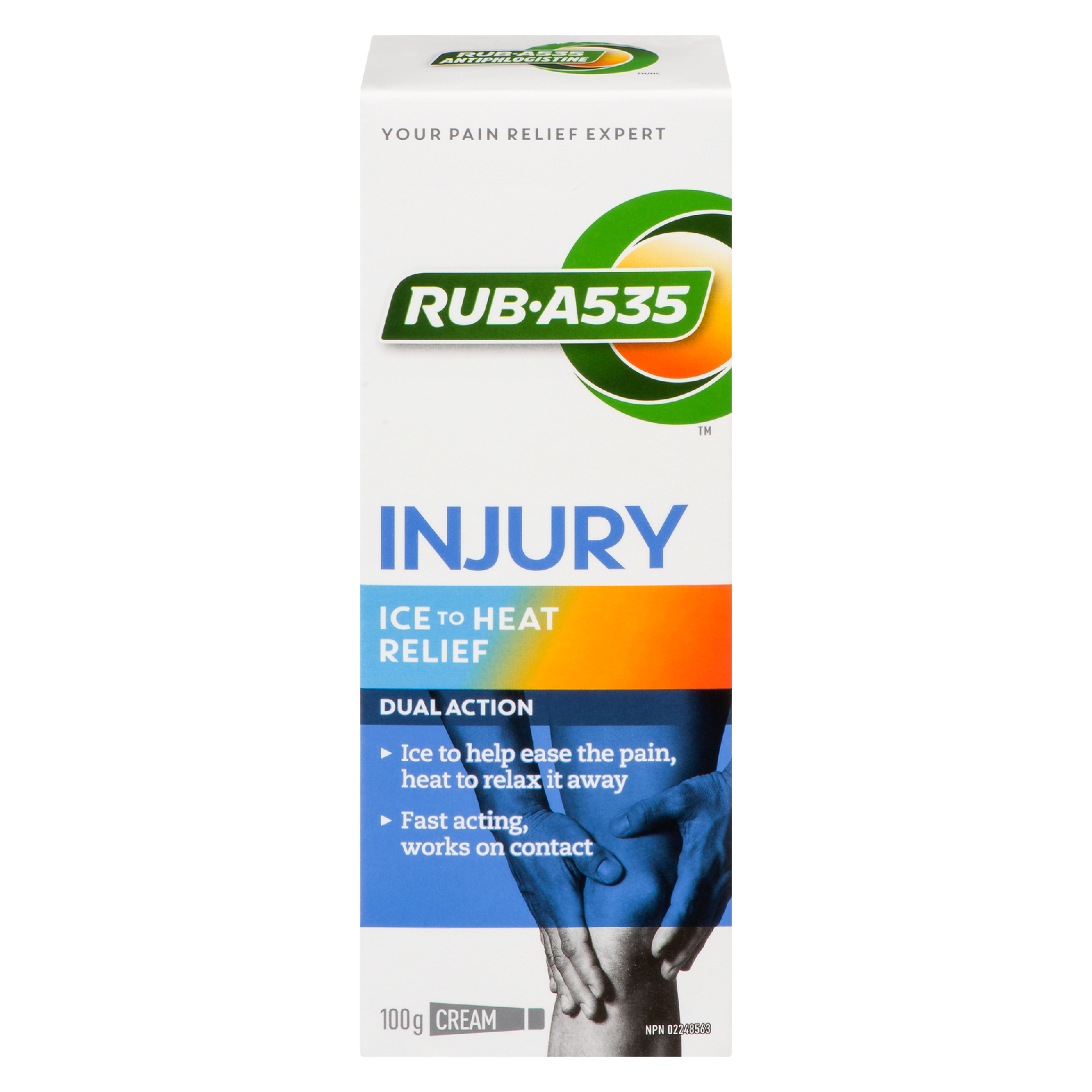 Rub A535 Injury Cream Ice to Heat Relief 100 g
