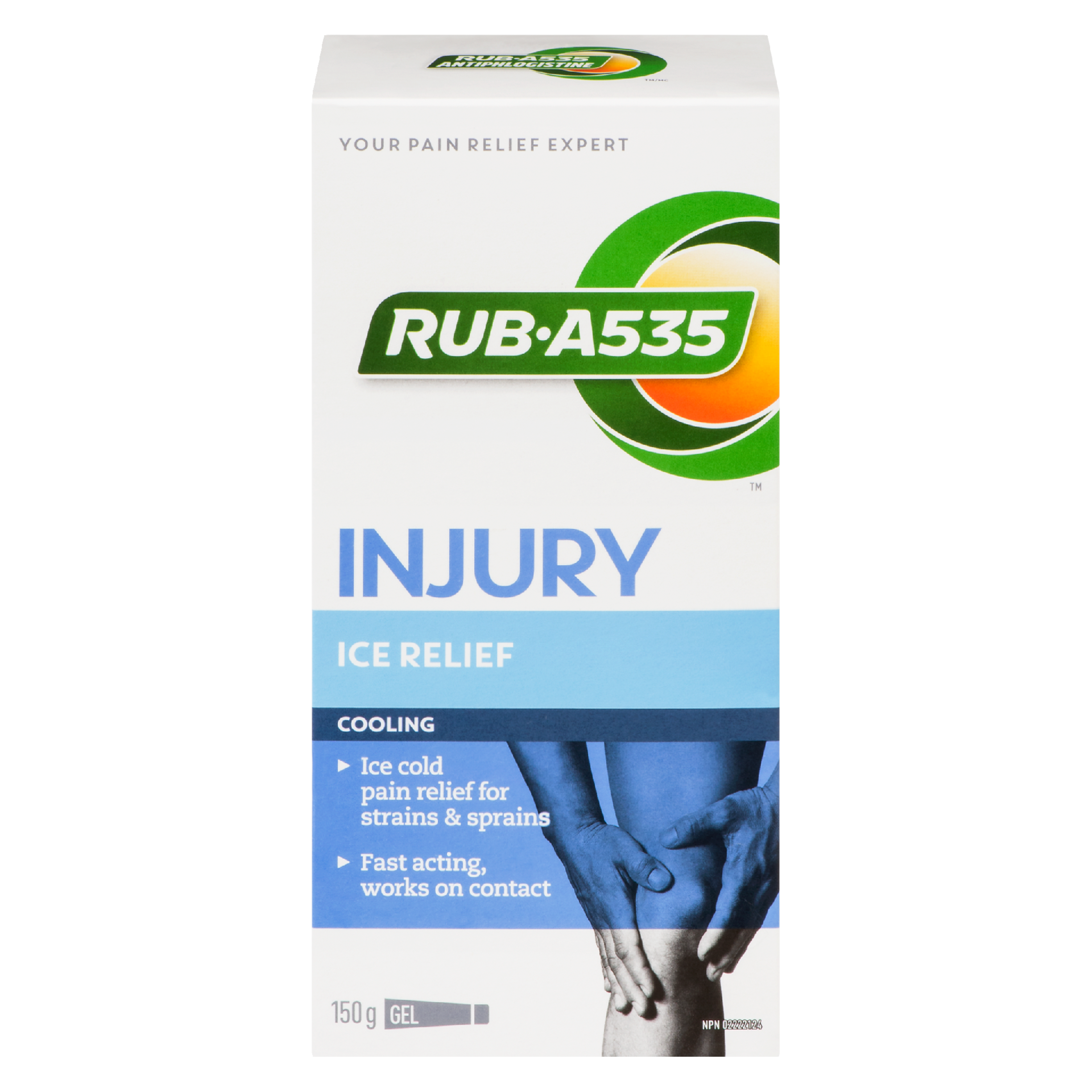 Rub A535 Injury Gel Ice Relief 150 g