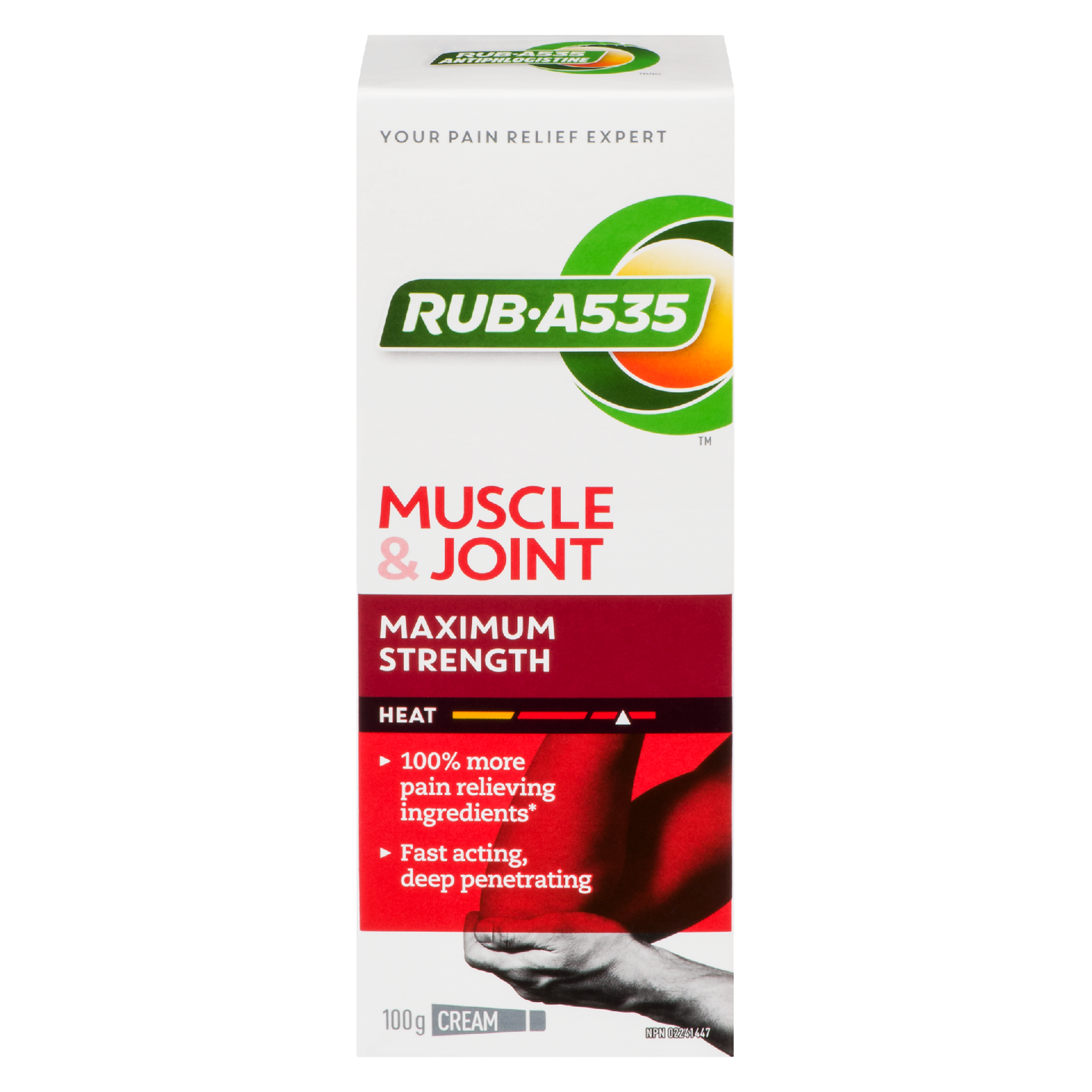 Rub A535 Muscle & Joint Cream Maximum Strength 100 g