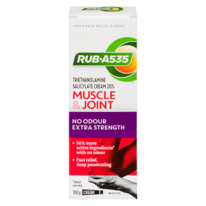 Rub A535 Muscle & Joint Cream No Odour Extra Strength 100 g