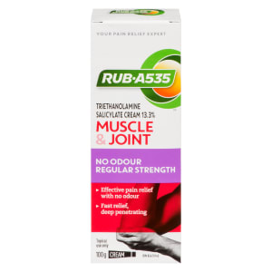 Rub A535 Muscle & Joint Cream No Odour Regular Strength 100 g