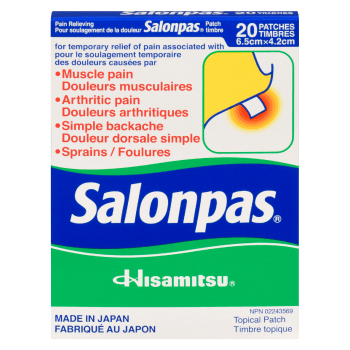 Salonpas Pain Relieving Patch 20 Patches