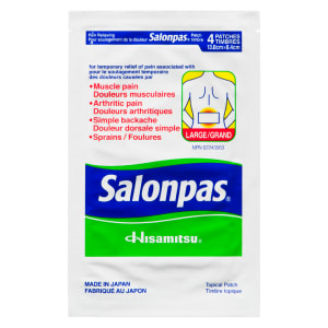 Salonpas Topical Patch Large 4 Patches