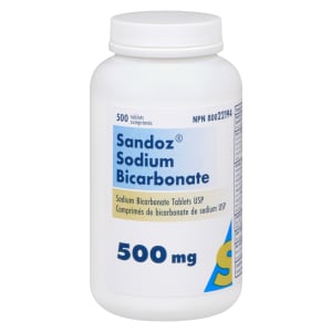 Sandoz Sodium Bicarbonate 500 mg 500 Tablets