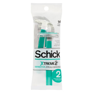 Schick Xtreme 2 Sensitive 2 Blades 2 Disposable Razors
