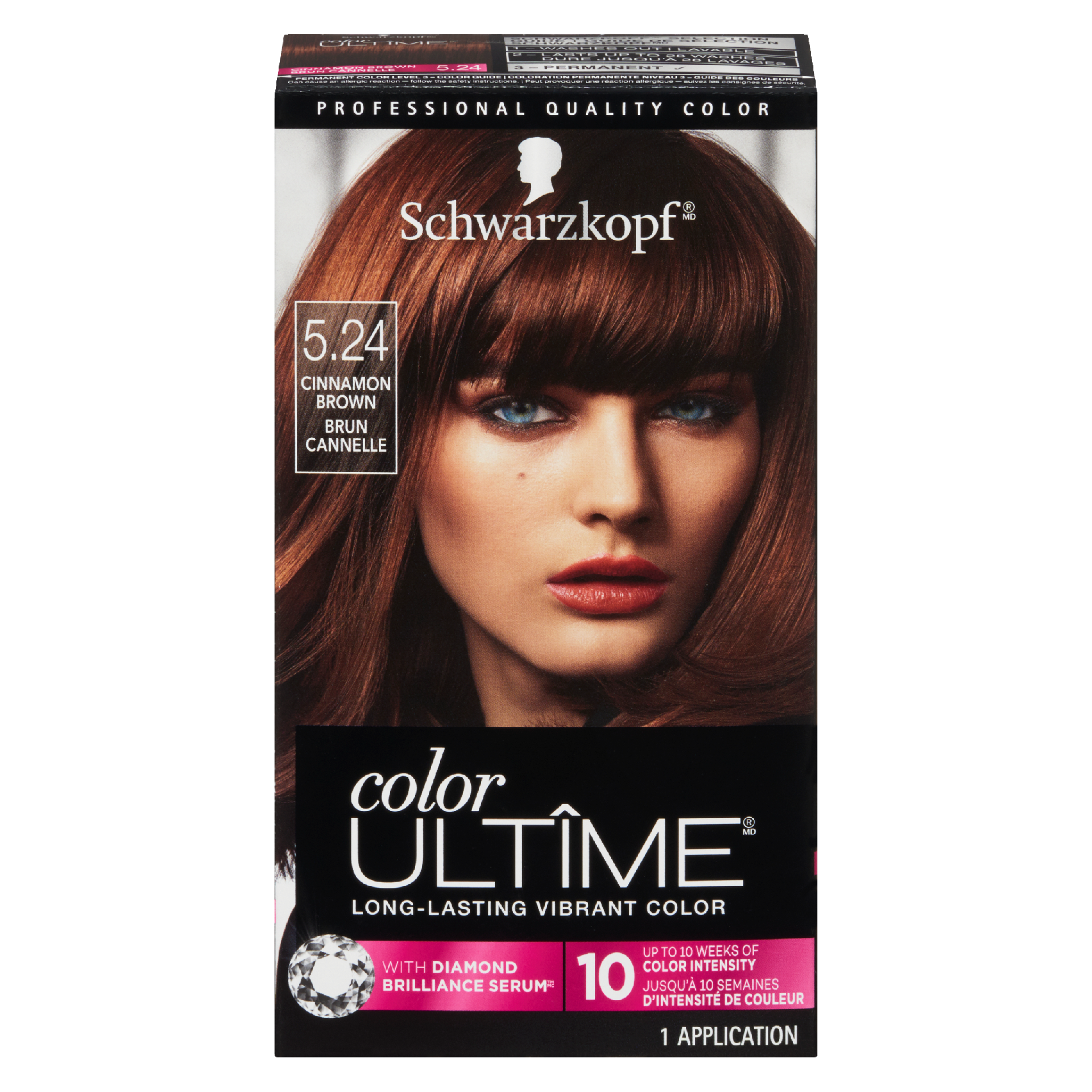 Schwarzkopf Color Ultîme Long-Lasting Vibrant Color 5.24 Cinnamon Brown