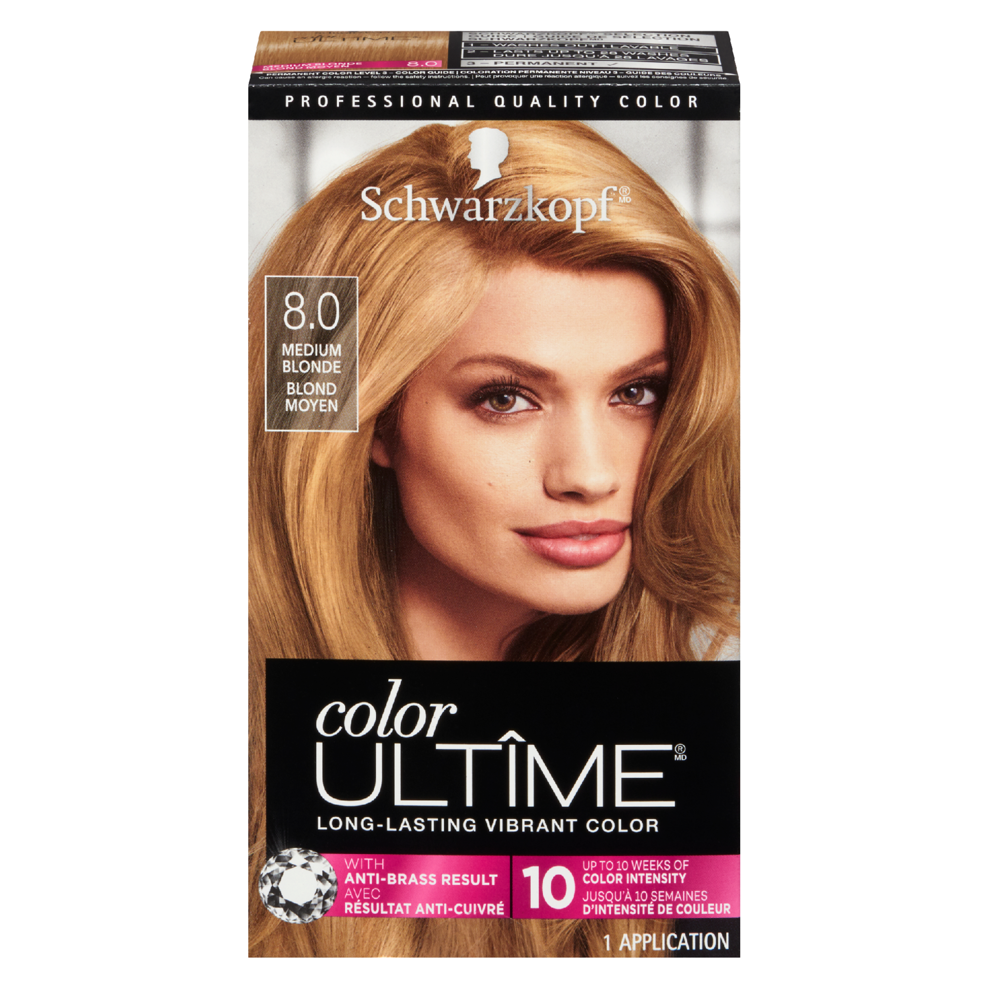 Schwarzkopf Color Ultîme Long-Lasting Vibrant Color 8.0 Medium Blonde