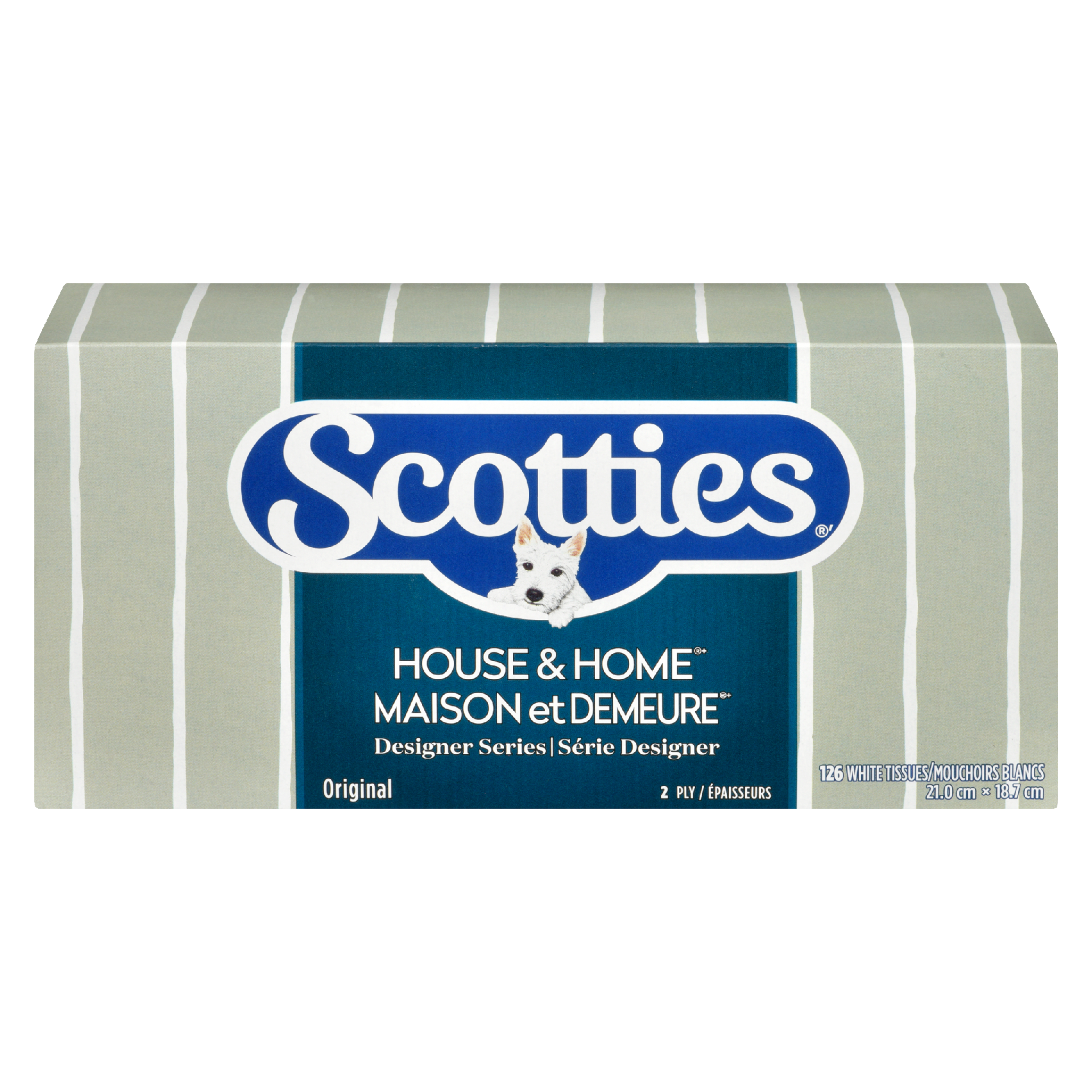 Scotties Original 2 Ply 126 White Tissues