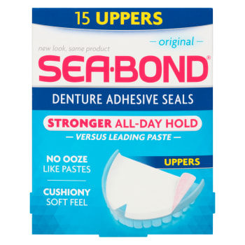 Sea-Bond Denture Adhesive Seals Original 15 Uppers