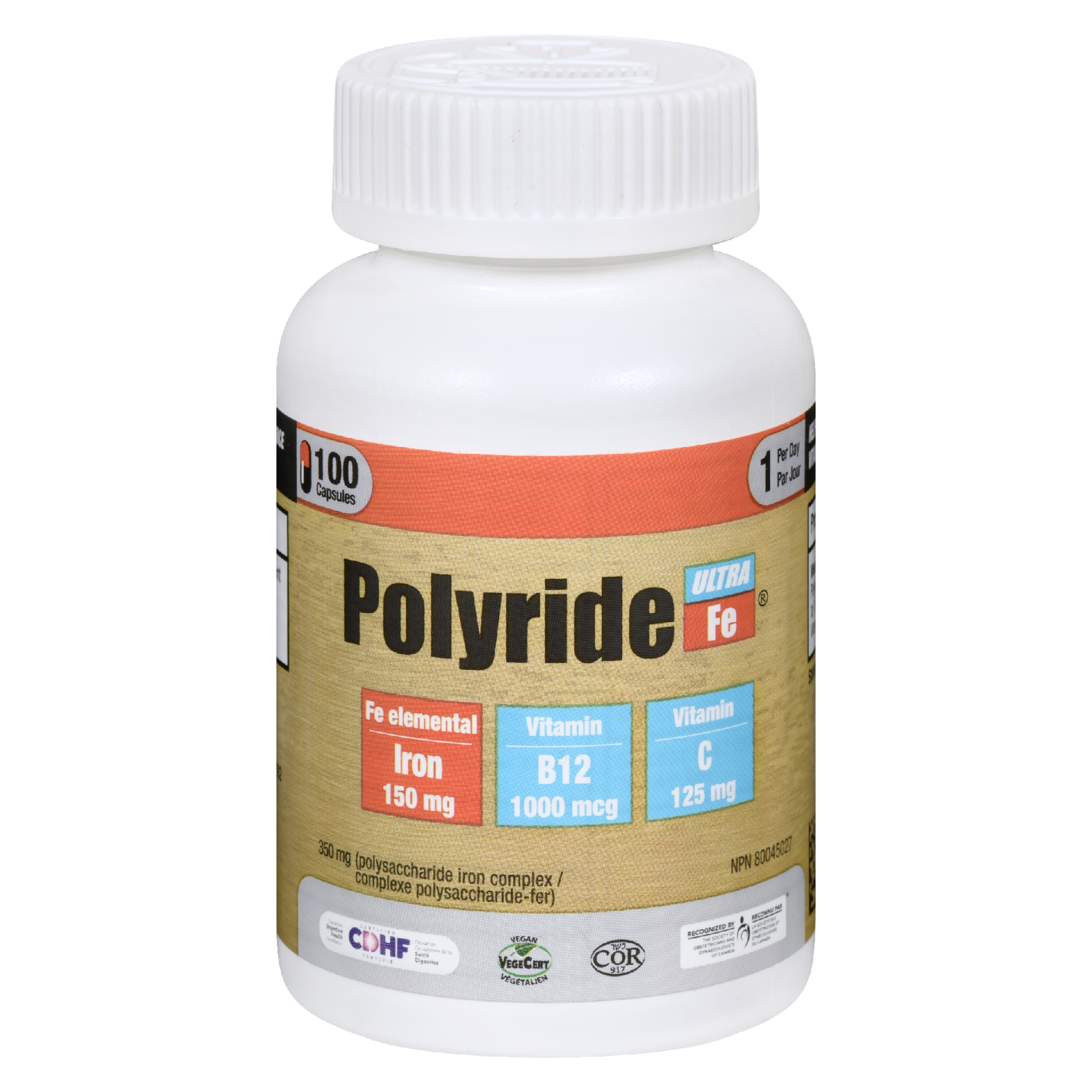 Seaford Pharmaceuticals Polyride Fe Ultra 100 Capsules