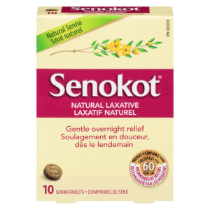 Senokot Natural Laxative 10 Senna Tablets