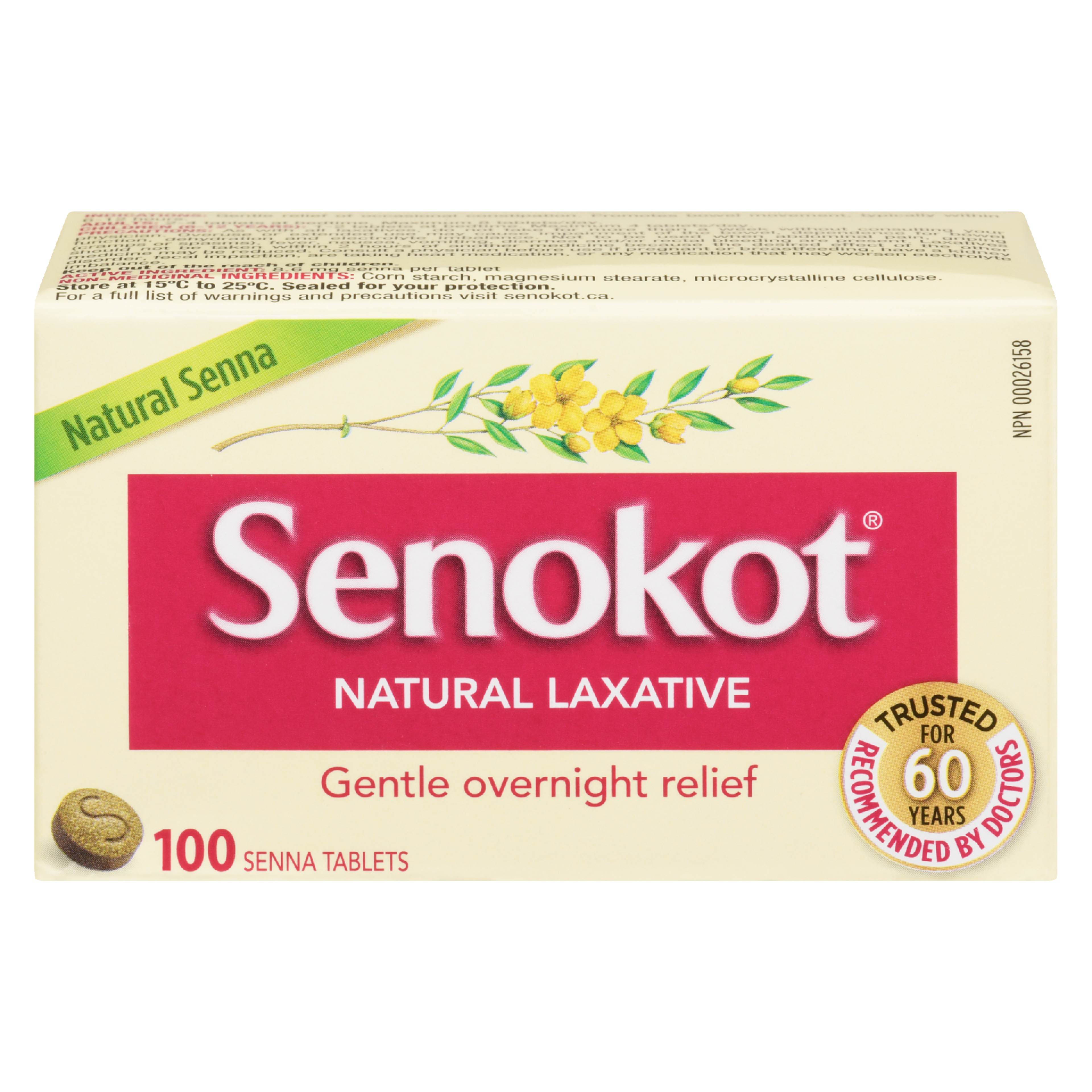 Senokot Natural Laxative 100 Senna Tablet