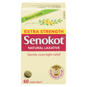 Senokot Natural Laxative Extra Strength 60 Senna Tablets