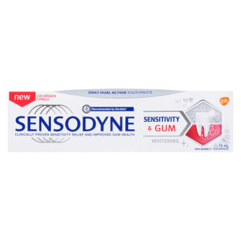 Sensodyne Daily Dual Action Toothpaste Sensitivity & Gum Mint 75 ml