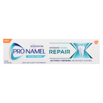 Sensodyne ProNamel Daily Anti-Cavity Toothpaste Intensive Enamel Repair Whitening Arctic Breeze 75 ml