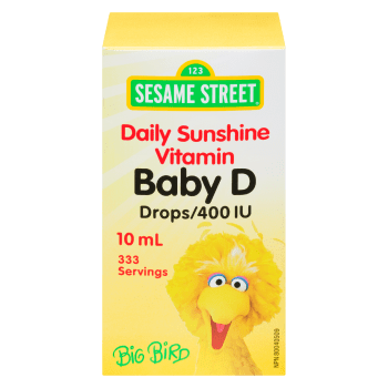 Sesame Street Daily Sunshine Vitamin Baby D Drops 400 IU 10 ml