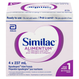 Similac Alimentum Hypoallergenic Infant Formula Step 1 0+ Months 4 x 237 ml