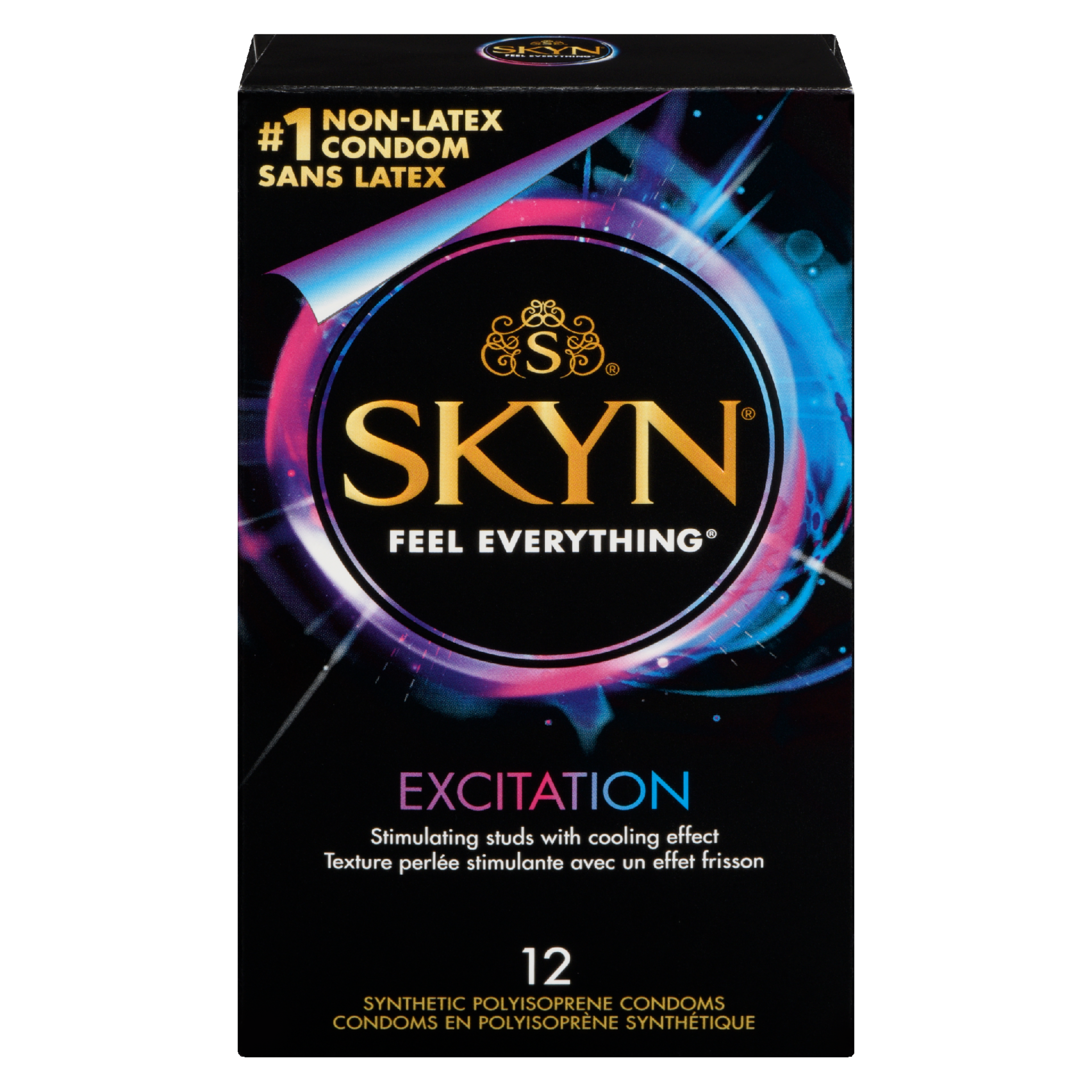 Skyn Excitation 12 Synthetic Polyisoprene Condoms