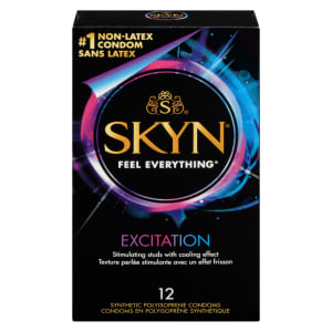 Skyn Excitation 12 Synthetic Polyisoprene Condoms