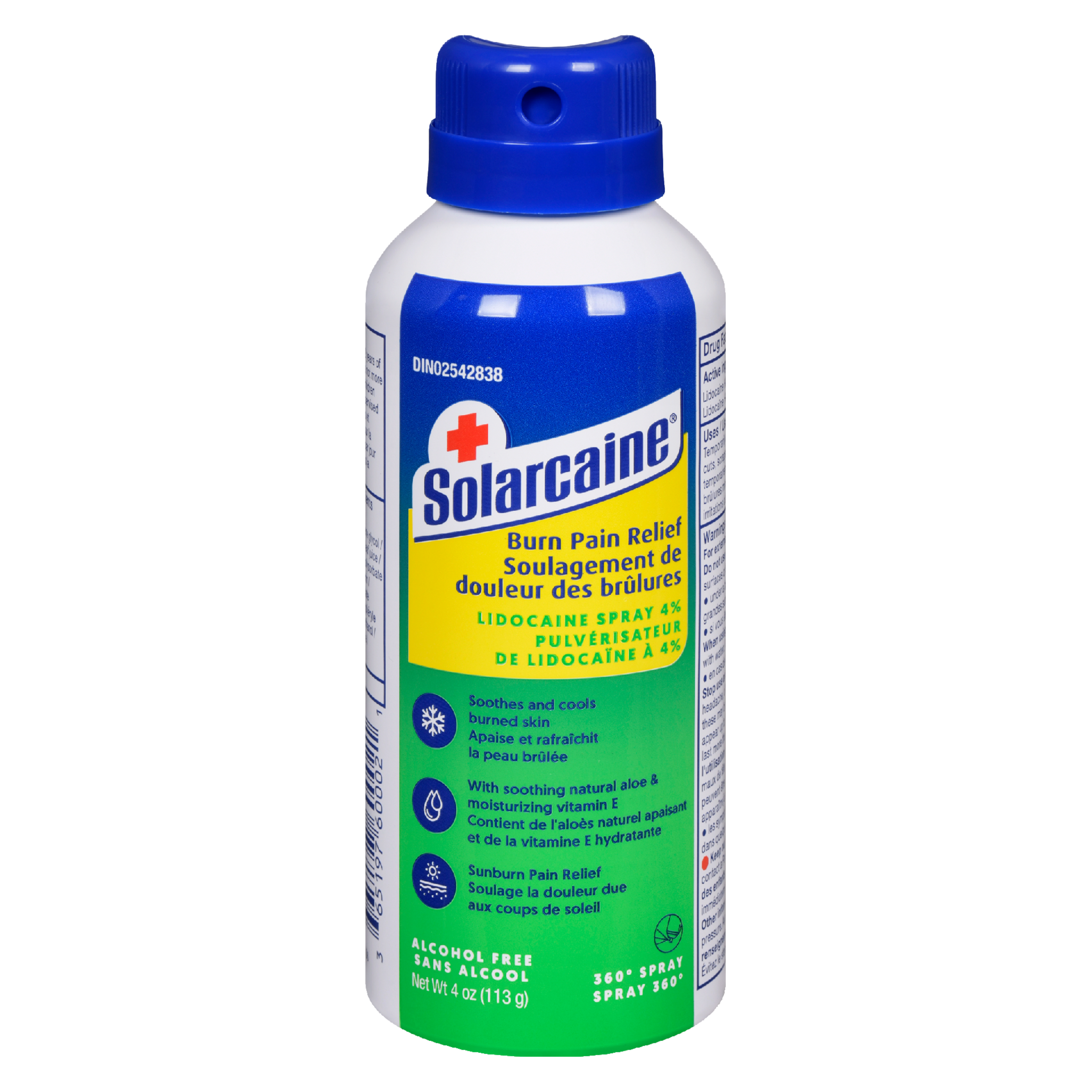 Solarcaine Lidocaine Spray 4% 113 g