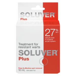 Soluver Plus Treatment for Resistant Warts 10 ml