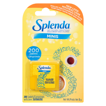 Splenda No Calorie Sweetener 200 Minis Dissolvable Tablets 11 g