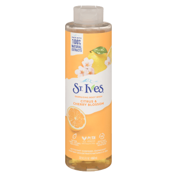 St. Ives Energizing Body Wash Citrus & Cherry Blossom 650 ml