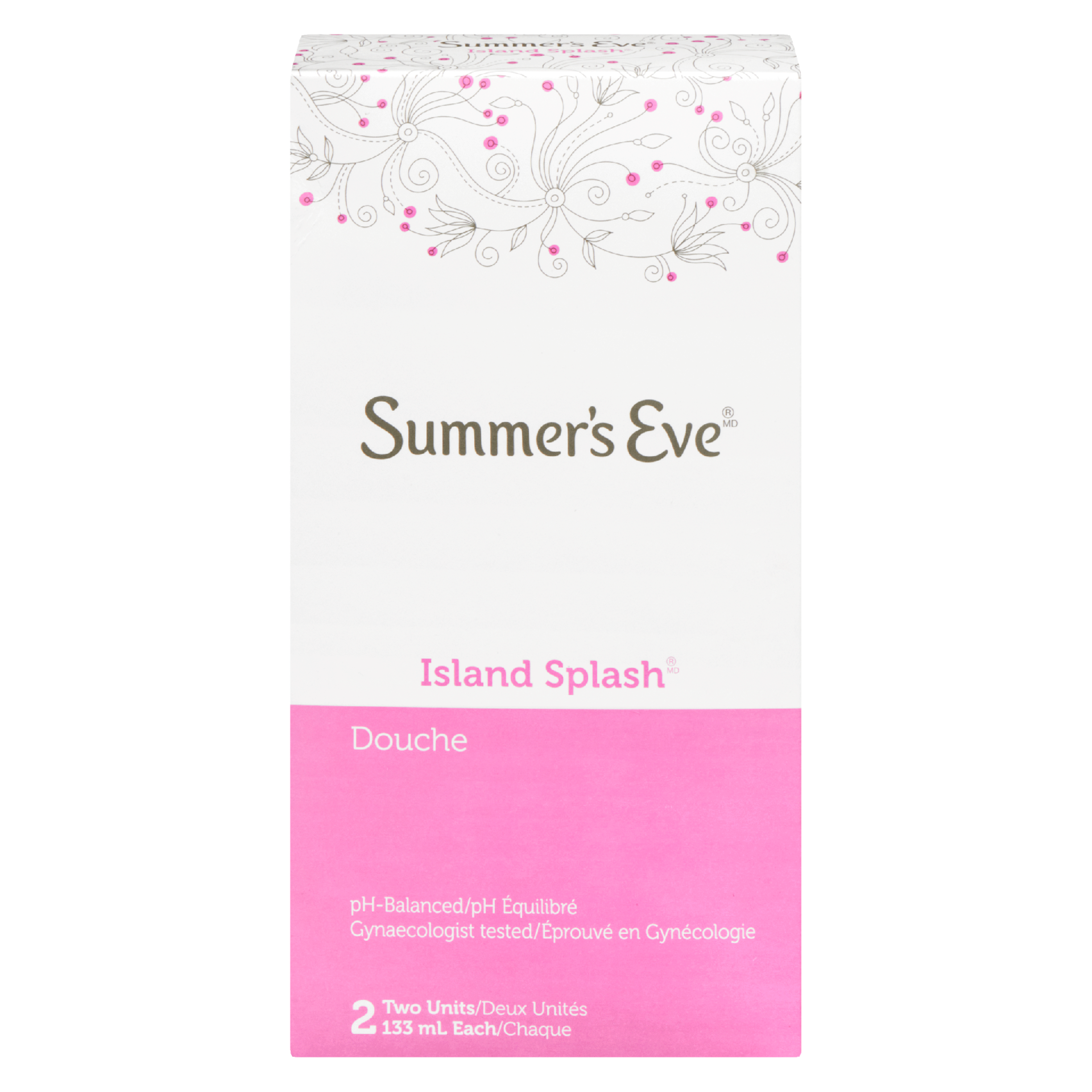 Summer's Eve Island Splash Douche 2 Two Units 133 ml