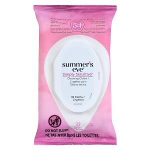 Summer's Eve Simply Sensitive Cleansing Cloths 32 Cloths