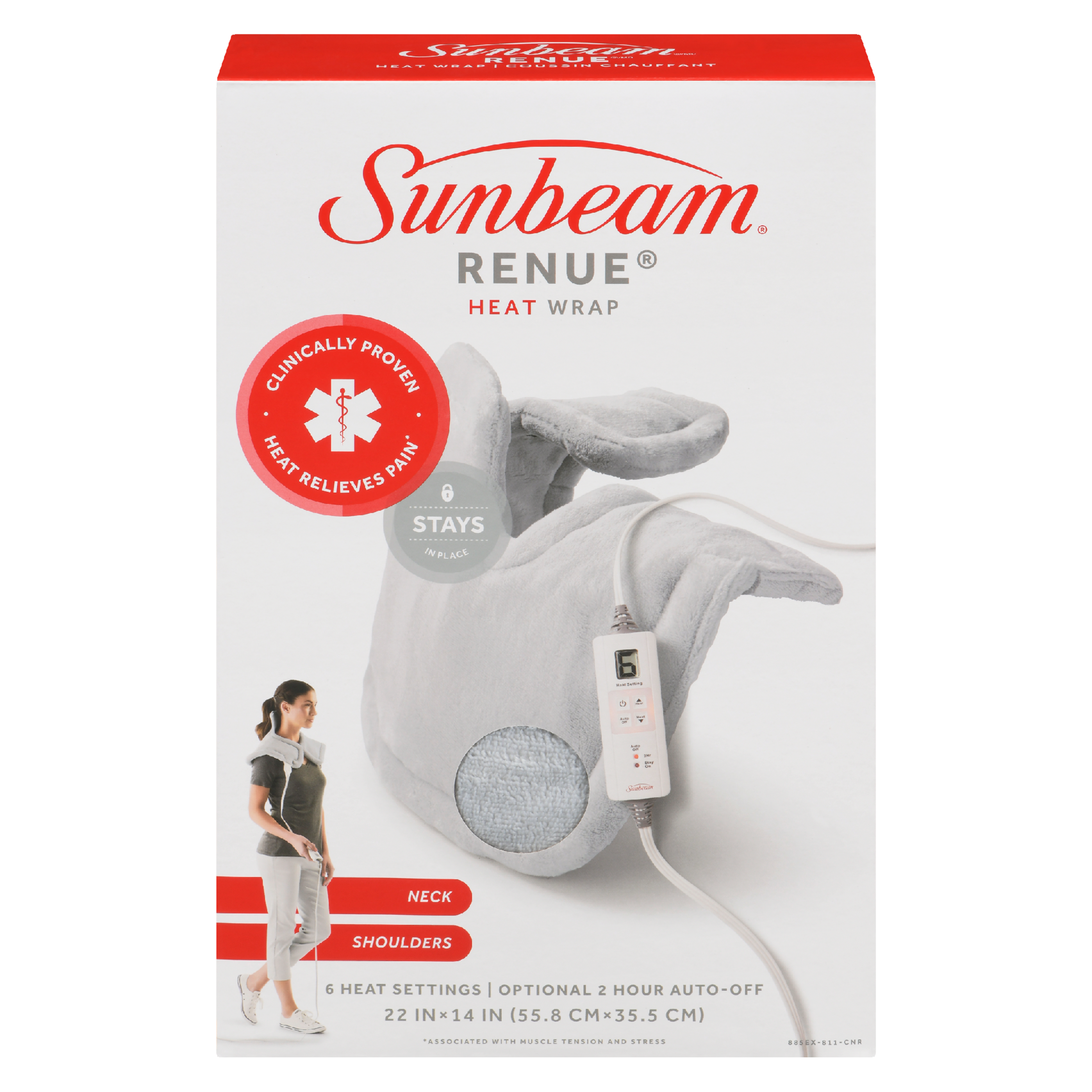 Sunbeam Renue Heat Wrap 55.8 cm x 35.5 cm