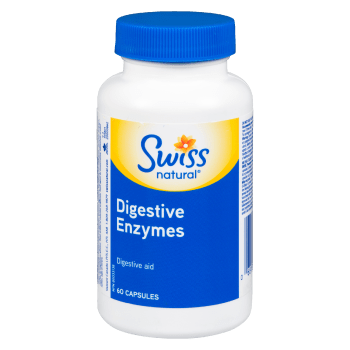 Swiss Natural Digestive Enzymes 60 Capsules