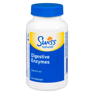 Swiss Natural Digestive Enzymes 60 Capsules