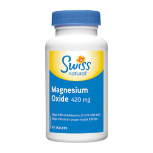 Swiss Natural Magnesium Oxide 420 mg 90 Tablets