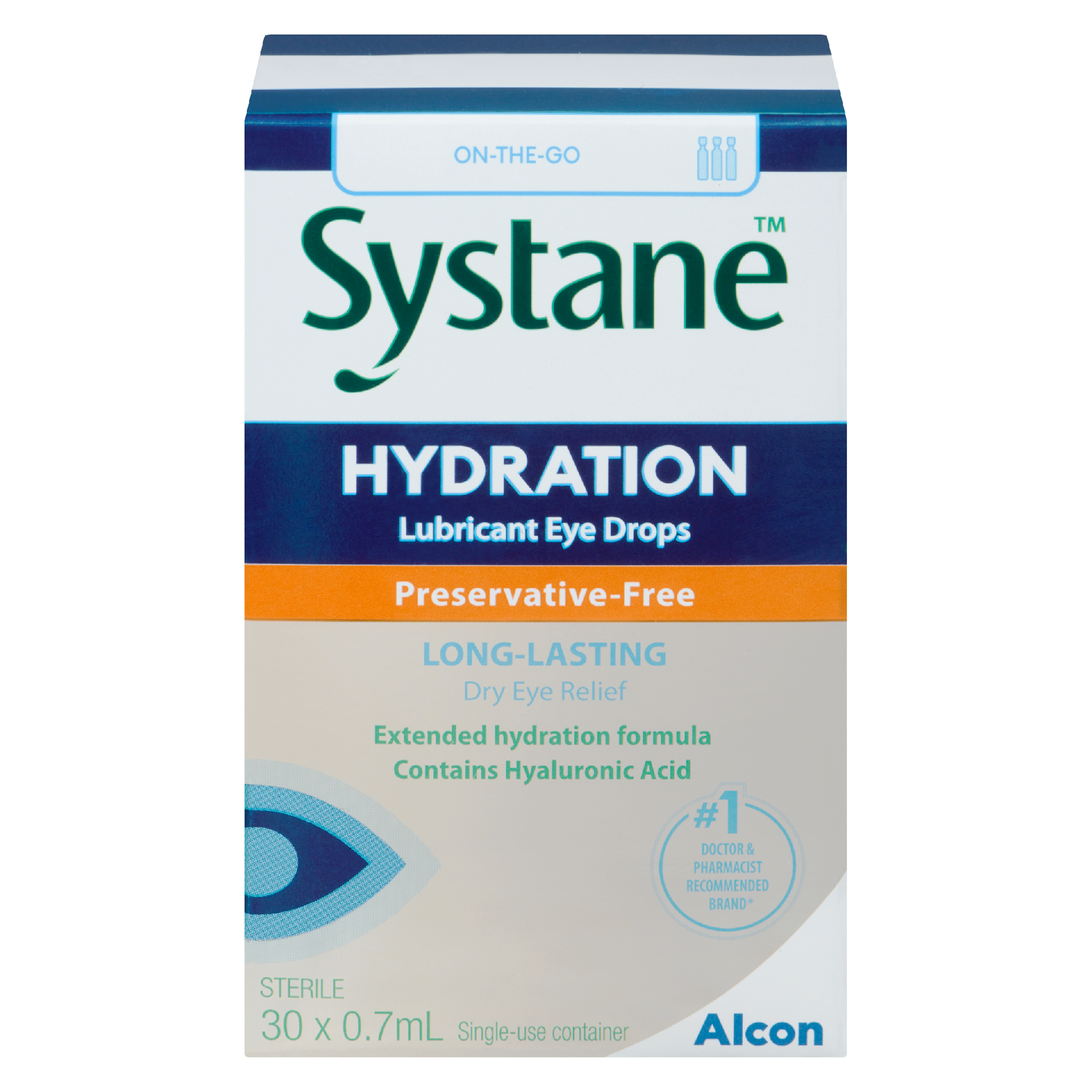 Systane Hydration Lubricant Eye Drops Preservative-Free 30 Single-Use Container x 0.7 ml