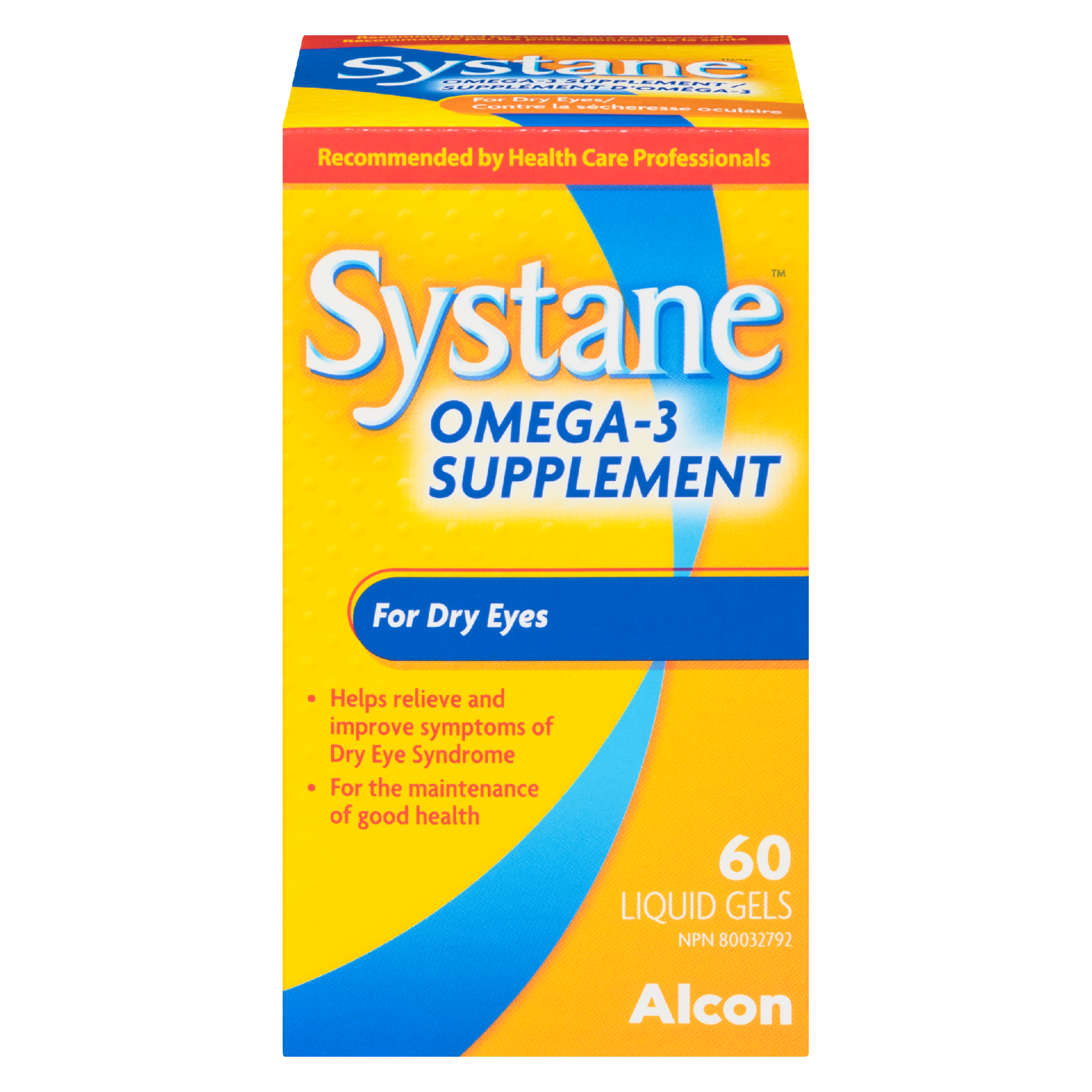 Systane Omega-3 Supplement 60 Liquid Gels