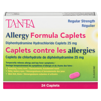 Tanta Allergy Formula Caplets Regular Strength 24 Caplets