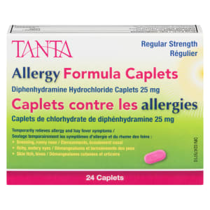 Tanta Allergy Formula Caplets Regular Strength 24 Caplets