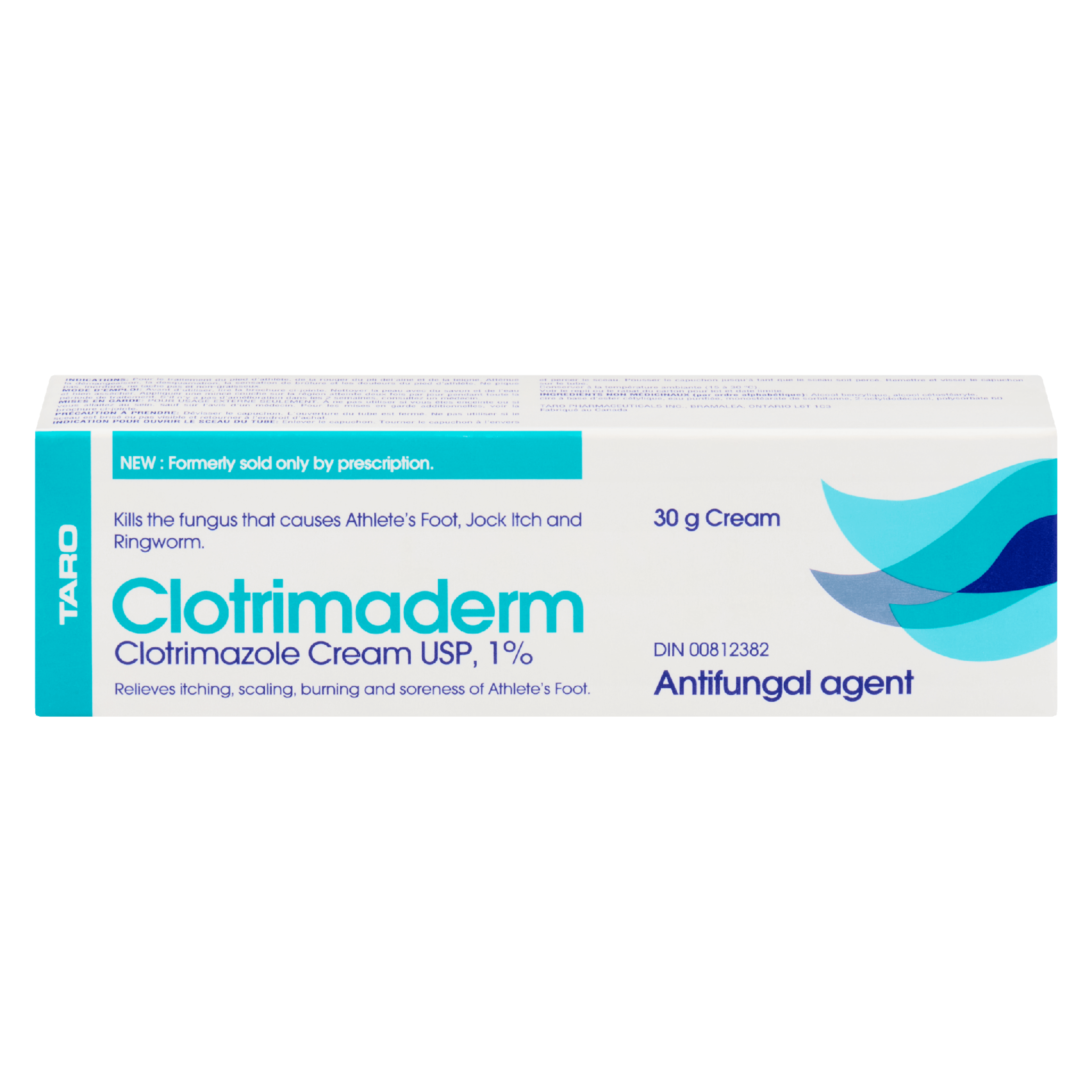 Taro Clotrimaderm Clotrimazole Cream USP, 1% 30 g