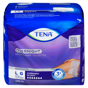 TENA 11 Overnight Underwear L (114 cm x 147 cm)