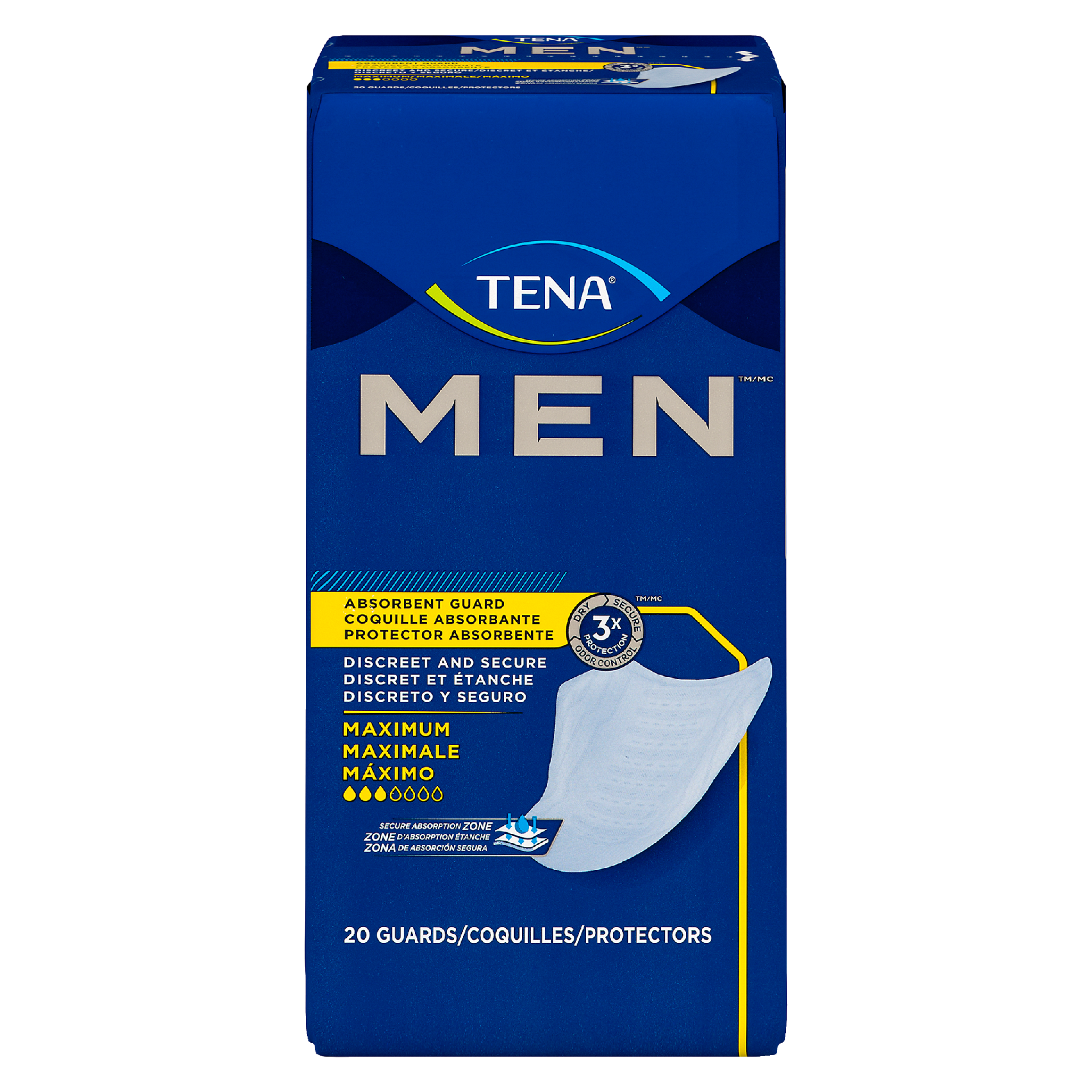 TENA Men Absorbent Guard Maximum 20 Guards