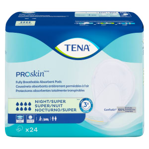 TENA Proskin Fully Breathable Absorbent Pads Night/Super