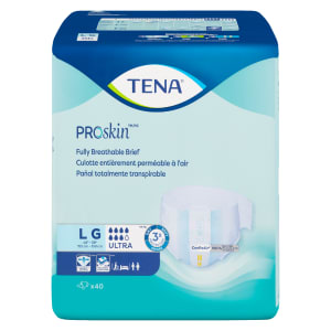 TENA Proskin Fully Breathable Bariatric Brief L Ultra x 40