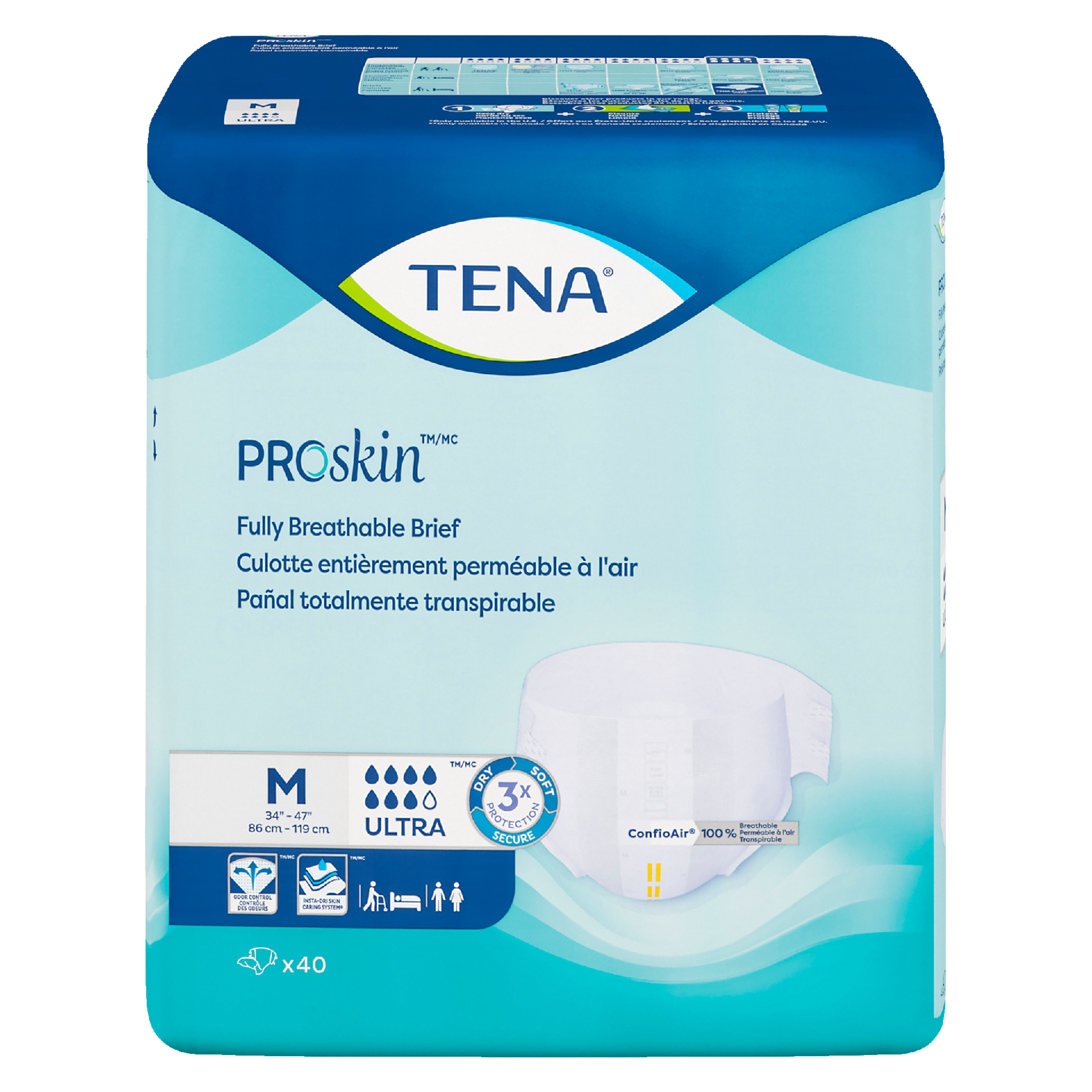 TENA Proskin Fully Breathable Brief M Ultra