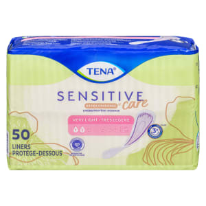TENA Sensitive Care Extra Coverage Very Light Long 50 Liners