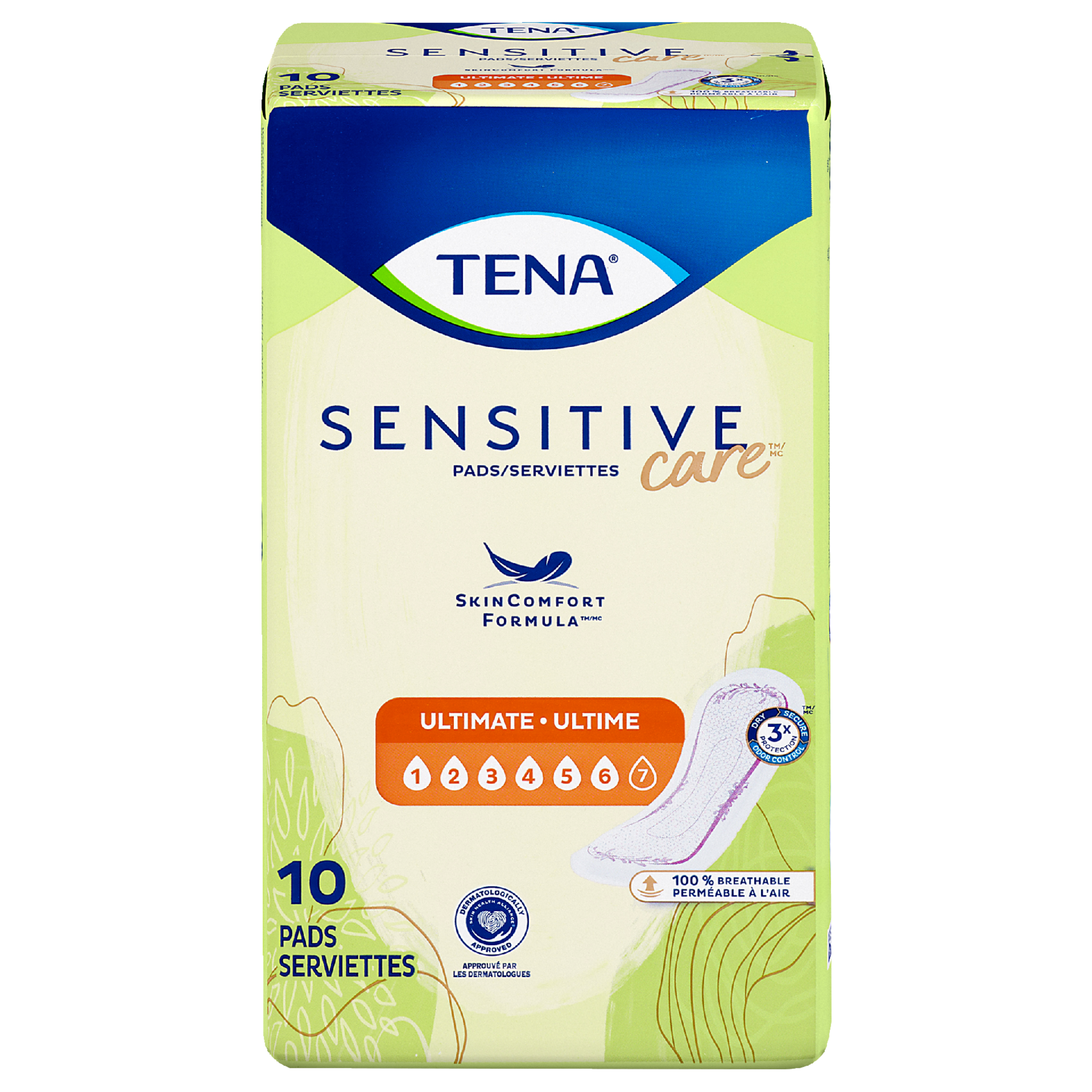 TENA Sensitive Care Ultimate 10 Pads