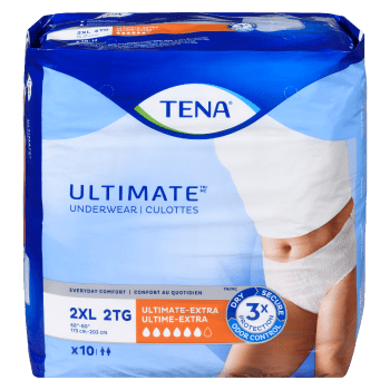 TENA Ultimate Underwear Ultimate-Extra Absorbency 2 XL 10 Ct