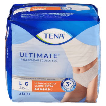 TENA Ultimate Underwear Ultimate-Extra Absorbency L 13 Ct