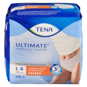 TENA Ultimate Underwear Ultimate-Extra Absorbency L 13 Ct