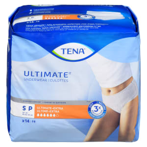 TENA Ultimate Underwear Ultimate-Extra Absorbency S 14 Ct